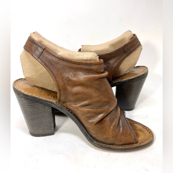 FIORENTINI + BAKER Women’s Open Toe Block Heel Mules Size EU 40 (10 USA) - Picture 7 of 15